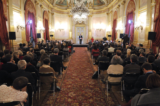 Assemblée nationale - Lamartine, le lyrique - Lecture publique à l'Hôtel de Lassay - 29 novembre 2011
