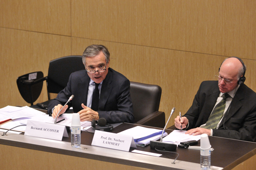 Runion du groupe de travail de l'Assemble et du Bundestag sur la gouvernance de la zone euro et coopration franco-allemande - dcembre 2011
