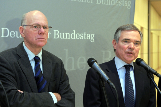 Runion du groupe de travail de l'Assemble et du Bundestag sur la gouvernance de la zone euro et coopration franco-allemande - janvier 2012