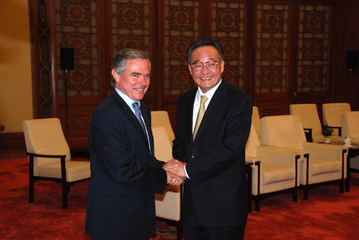 Rencontre avec M. Wu Bangguo, Président du Comité permanent de l’Assemblée populaire nationale de la République populaire de Chine (20 juin 2010)