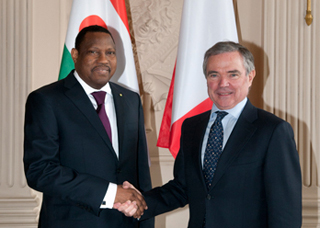 Entretien avec M. Hama Amadou, Président de l’Assemblée nationale du Niger - mercredi 1er février  2012