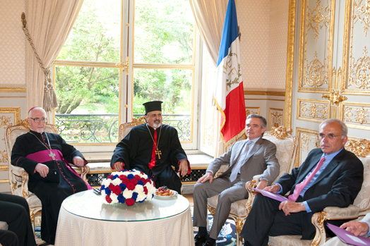 Assembl�e nationale - Entretien avec Sa B�atitude Ignace Youssef Younan, Patriarche d�Antioche, chef de l�Eglise catholique syriaque - Mercredi 11 mai 2011 
