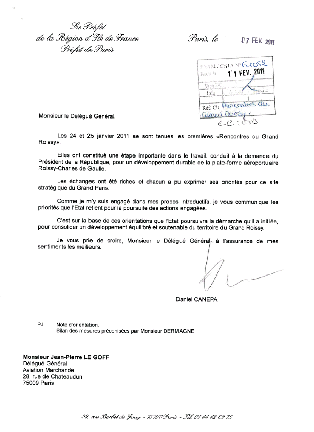 exemple de lettre de première rencontre