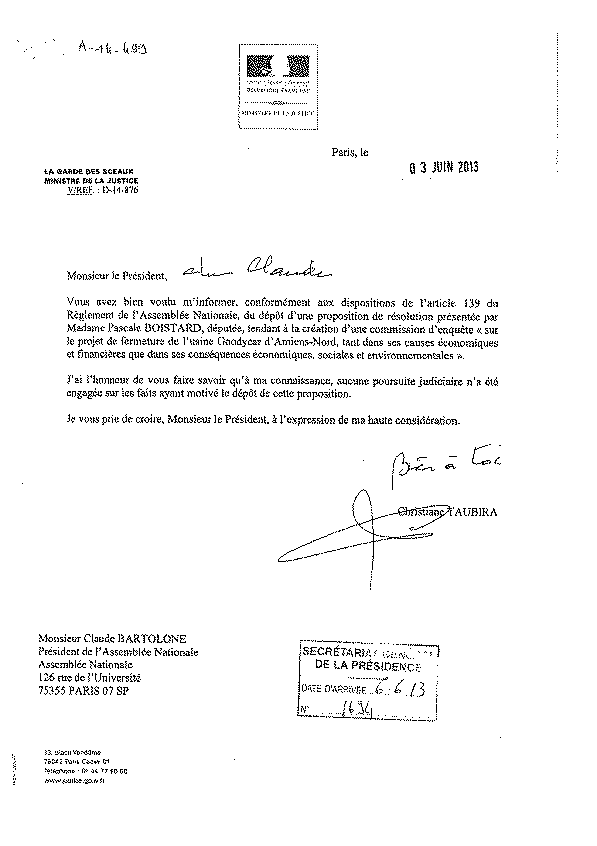 modele de lettre sous couvert du chef d'etablissement