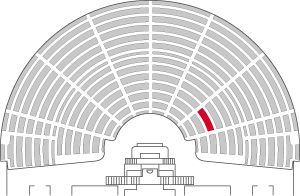 Numéro de la place occupée : 84 Numéro de la place occupée : 84