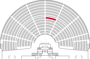 Numéro de la place occupée : 265 Numéro de la place occupée : 265