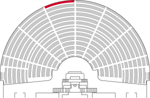 Numéro de la place occupée : 405 