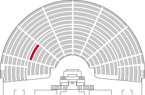 Numéro de la place occupée : 513 Numéro de la place occupée : 513