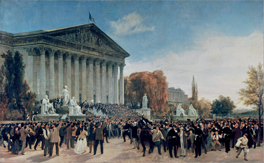 Le palais du Corps législatif le 4 septembre 1870, Jacques Guiaud