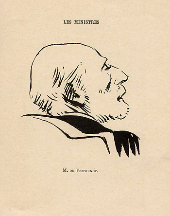 Les ministres : M. de Freycinet