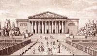 Colonnade du Palais Bourbon en 1810 - Source : Assemblée nationale