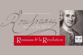 Affiche de l'exposition Rousseau et la révolution - Source: Assemblée nationale
