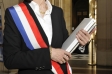 Buste de femme ceint de l'écharpe tricolore - Source : Assemblée nationale