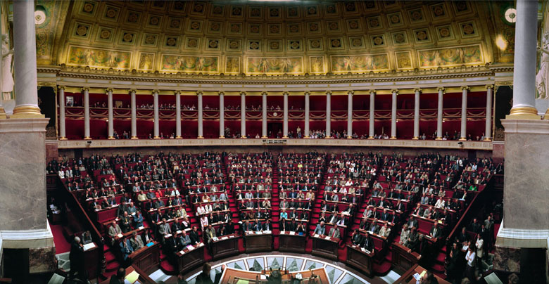 photo panoramique de l'hmicycle