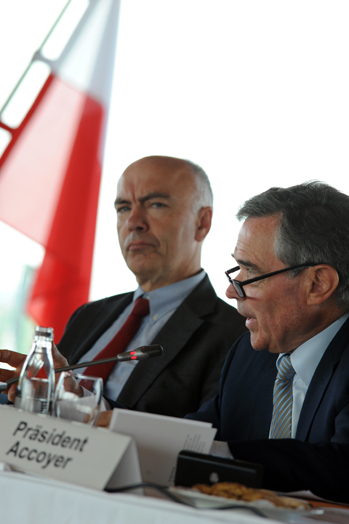 Rencontre trilatrale des Bureaux de l’Assemble nationale, du Bundestag et de la Dite polonaise - Intervention de M. Bernard Accoyer sur la crise conomique et financire comme dfi