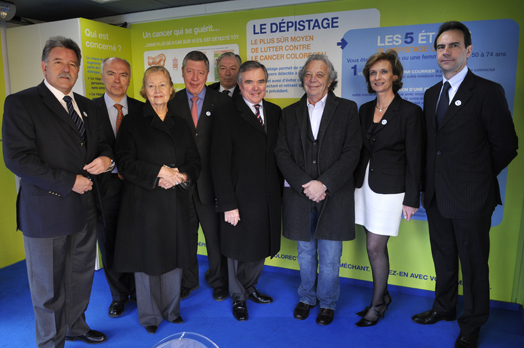 Assemble nationale - Stationnement d'un bus d'information sur le dpistage du cancer colorectal - Mardi 31 dcembre 2009