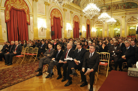 Une vue de l'assistance dans la Galerie des Ftes
