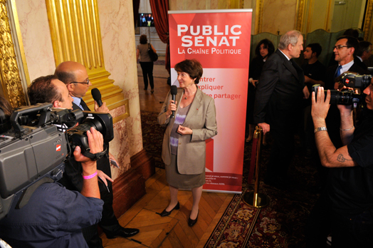 Les 10 ans de la Chaîne parlementaire (28 avril 2010) - Mme Catherine Tasca, présidente de la délégation du Sénat chargée des relations avec La Chaîne Parlementaire