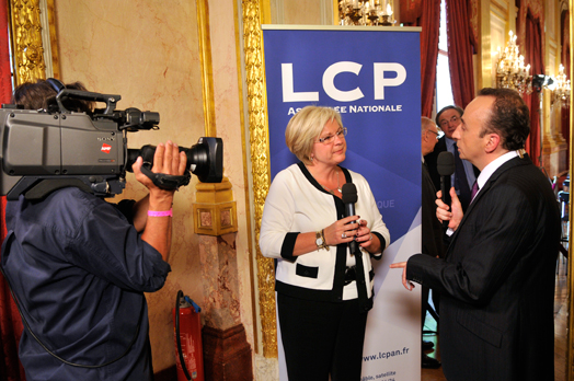 Les 10 ans de la Chaîne parlementaire (28 avril 2010) - Mme Catherine Vautrin, présidente de la délégation de l'Assemblée nationale chargée de la communication audiovisuelle et de la presse