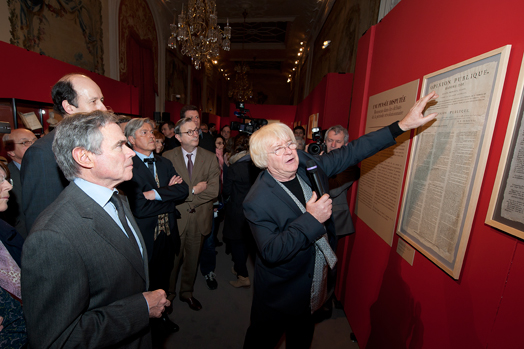 Inauguration de l'exposition  Rousseau et la Rvolution  - Jeudi 9 fvrier 2012