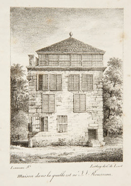 Maison dans laquelle J.J. Rousseau est né 