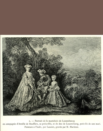 La Maréchal de Luxembourg et Mme de Boufflers