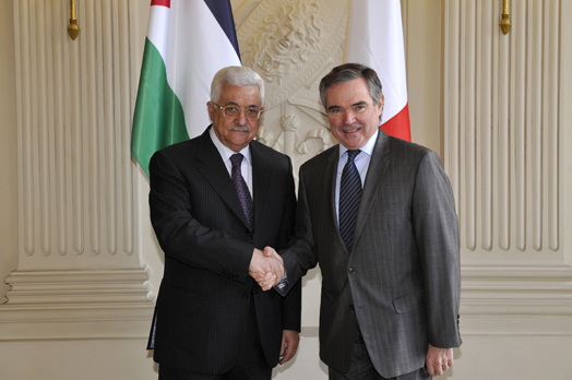Assemble nationale - Entretien avec M. Mahmoud Abbas, Prsident de l'Autorit palestinienne, mardi 3 fvrier 2009