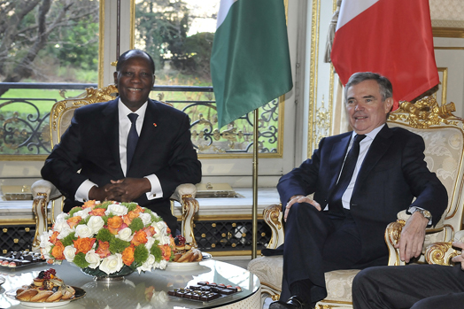 Entretien avec M. Alassane Ouattara, Prsident de la Rpublique de Cte dIvoire, en visite dEtat en France, vendredi 27 janvier 2012