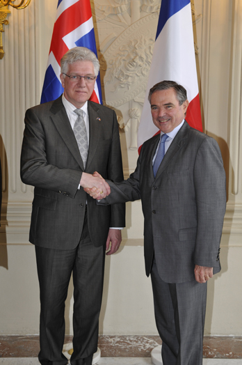 Entretien avec M. Sturla B�dvarsson, Pr�sident du Parlement de la R�publique d’Islande, Mercredi 11 juin 2008