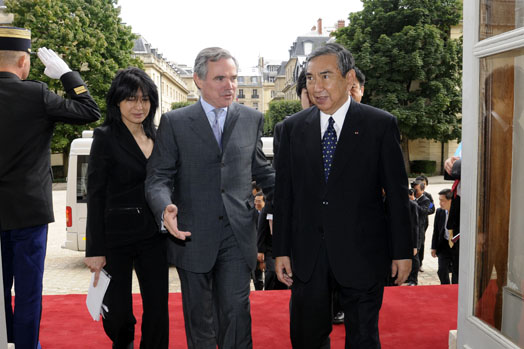Entretien avec M. Yohei Kono, Prsident de la Chambre des reprsentants du Japon, Lundi 7 juillet 2008