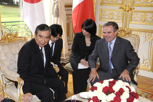 Entretien avec M. Yohei Kono, Prsident de la Chambre des reprsentants du Japon, Lundi 7 juillet 2008