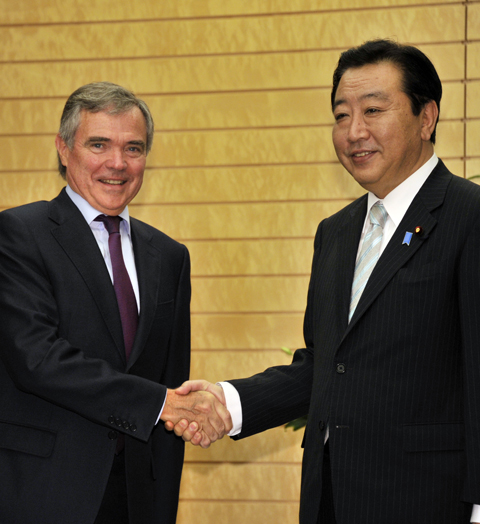 Assemble nationale - Visite officielle au Japon du Prsident Bernard Accoyer du 12 au 14 septembre avril 2011