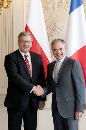 Entretien avec M. Bronislaw Komorowski, Prsident de la Rpublique de Pologne, Jeudi 2 septembre 2010 