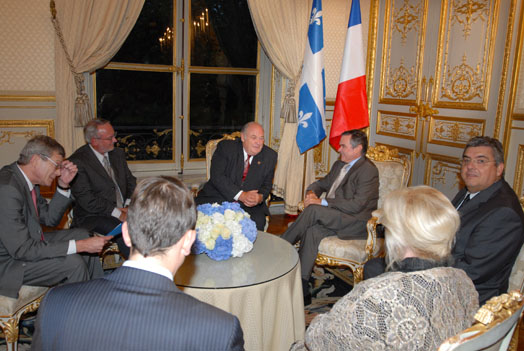 Entretien avec M. Michel Bissonnet, Pr�sident de l' Assembl�e nationale du Qu�bec, Mardi 25 septembre 2007