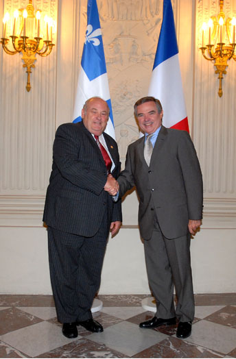 Entretien avec M. Michel Bissonnet, Pr�sident de l' Assembl�e nationale du Qu�bec, Mardi 25 septembre 2007