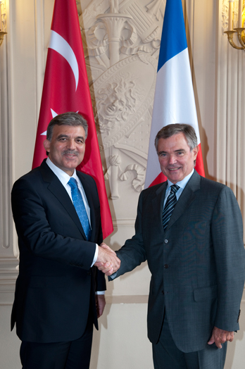 Assemblée nationale - Entretien avec M. Abdullah Gül, Président de la République de Turquie, Jeudi 8 octobre 2009
