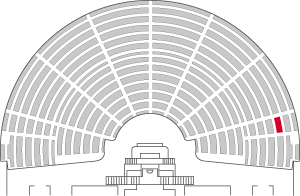 Numéro de la place occupée : 52 