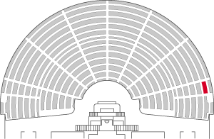 Numéro de la place occupée : 64 