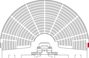 Numéro de la place occupée : 68 