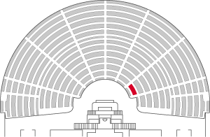 Numéro de la place occupée : 76 