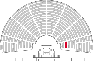 Numéro de la place occupée : 7 