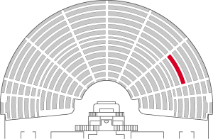 Numéro de la place occupée : 111 