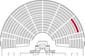 Numéro de la place occupée : 132 