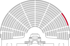 Numéro de la place occupée : 155 