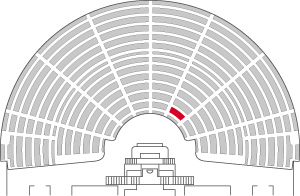 Numéro de la place occupée : 162 