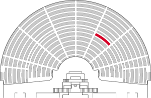 Numéro de la place occupée : 186 