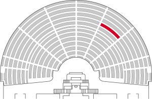 Numéro de la place occupée : 201 