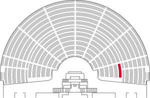 Numéro de la place occupée : 22 