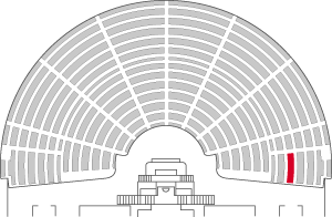 Numéro de la place occupée : 32 