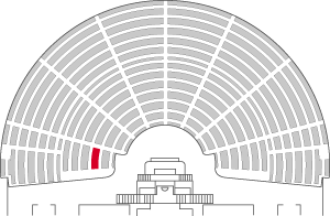 Numéro de la place occupée : 580 